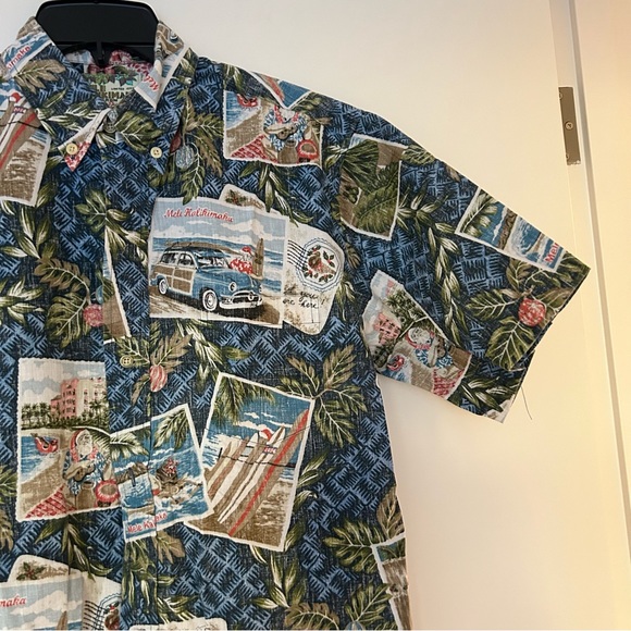 Reyn Spooner Christmas 2014 Aloha Shirt - M - Picture 12 of 13